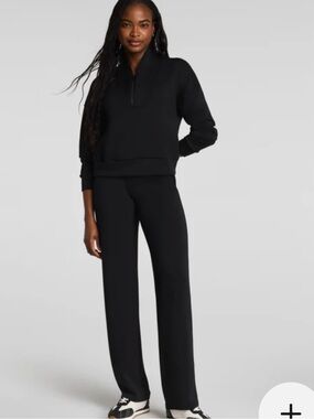 Spanx NWT Black Wide-Leg Lounge Pants